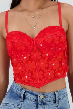 Shasa Floral Detail Corset