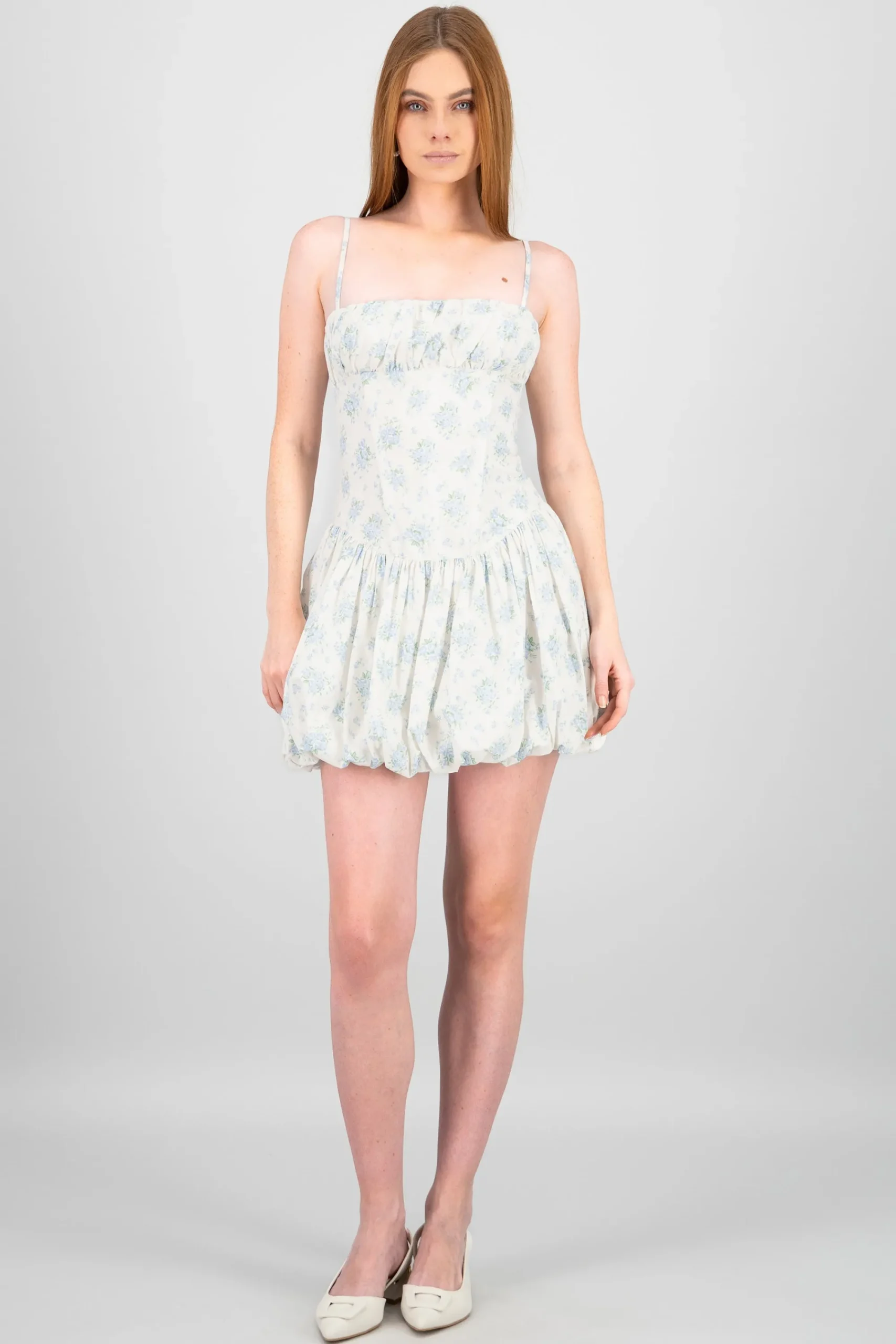 Shasa Floral Details Bubble Dress