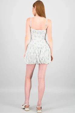 Shasa Floral Details Bubble Dress