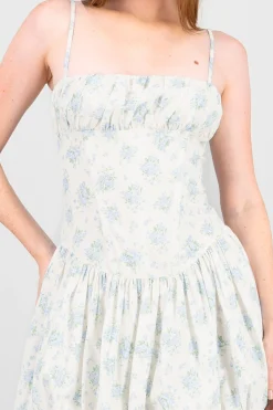 Shasa Floral Details Bubble Dress