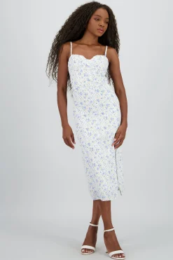 Shasa Floral Dress with Adjustable Back