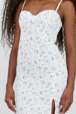 Shasa Floral Dress with Adjustable Back