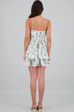 Shasa Floral dress with Stripes