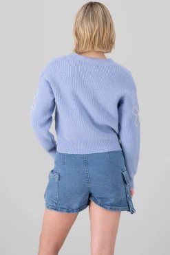 Shasa Floral Knit Cardigan