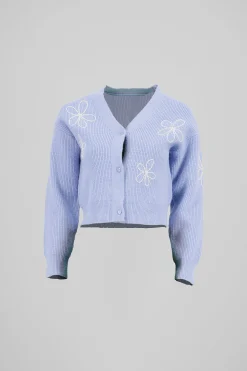 Shasa Floral Knit Cardigan