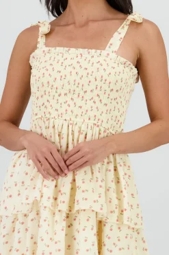 Shasa Floral Layered Maxi Dress