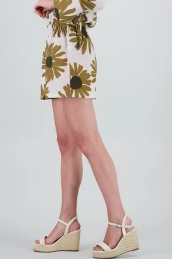 Shasa Floral Linen Shorts