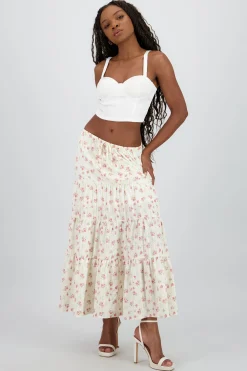 Shasa Floral Maxi Skirt