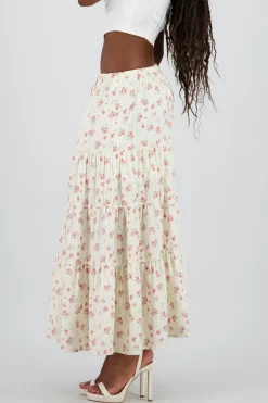 Shasa Floral Maxi Skirt