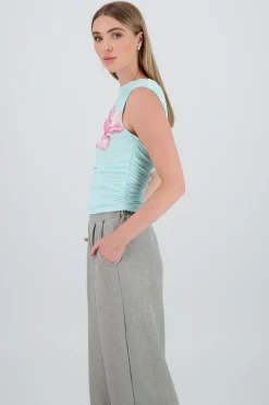 Shasa Floral Mesh Top