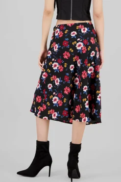 Shasa Floral Midi Skirt