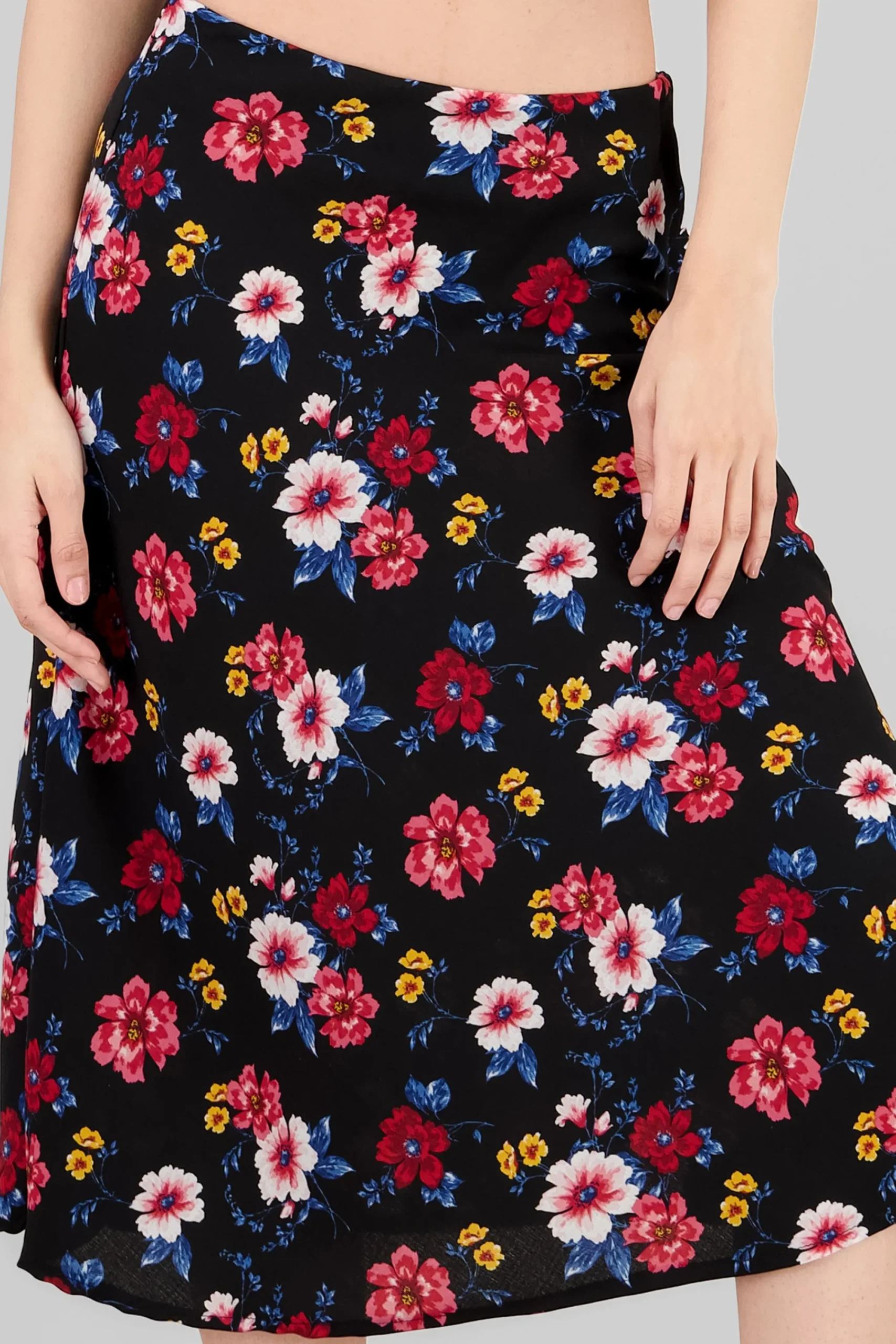 Shasa Floral Midi Skirt