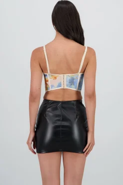 Shasa Floral Print Corset