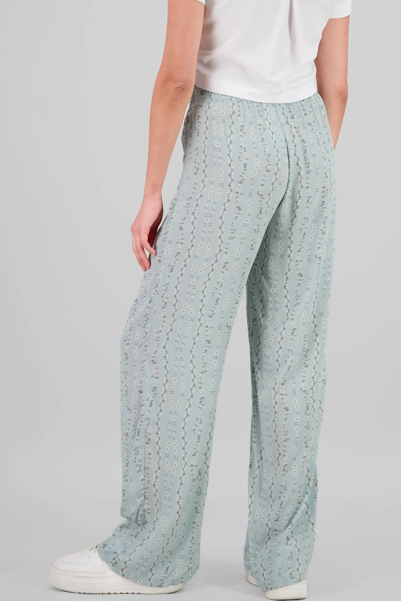 Shasa Floral Print Flowing Pants