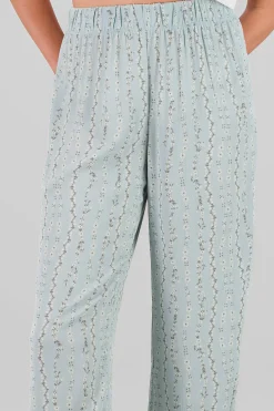 Shasa Floral Print Flowing Pants