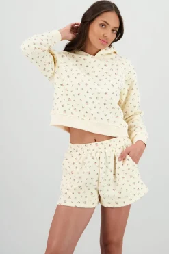 Shasa Floral Print Hoodie