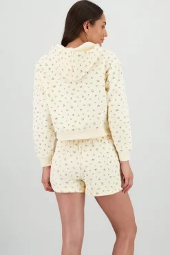 Shasa Floral Print Hoodie