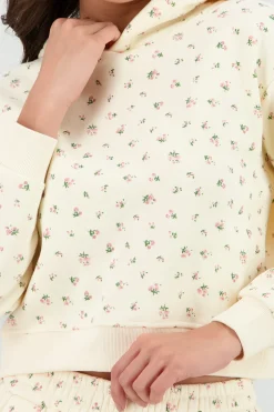 Shasa Floral Print Hoodie