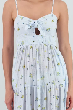 Shasa Floral Print Maxi Dress