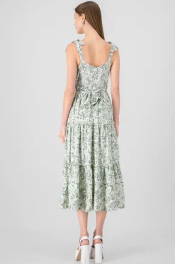 Shasa Floral Print Maxi Dress