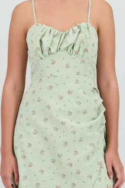 Shasa Floral Print Maxi Dress