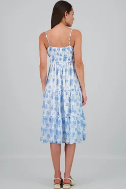 Shasa Floral Print Maxi Dress