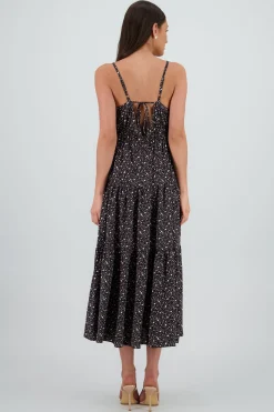 Shasa Floral Print Maxi Dress