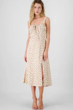 Shasa Floral Print Midi Dress