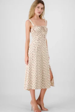 Shasa Floral Print Midi Dress