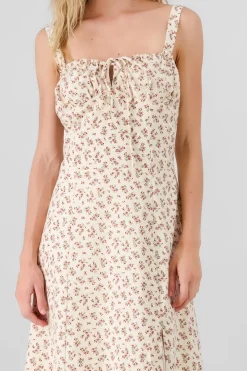 Shasa Floral Print Midi Dress