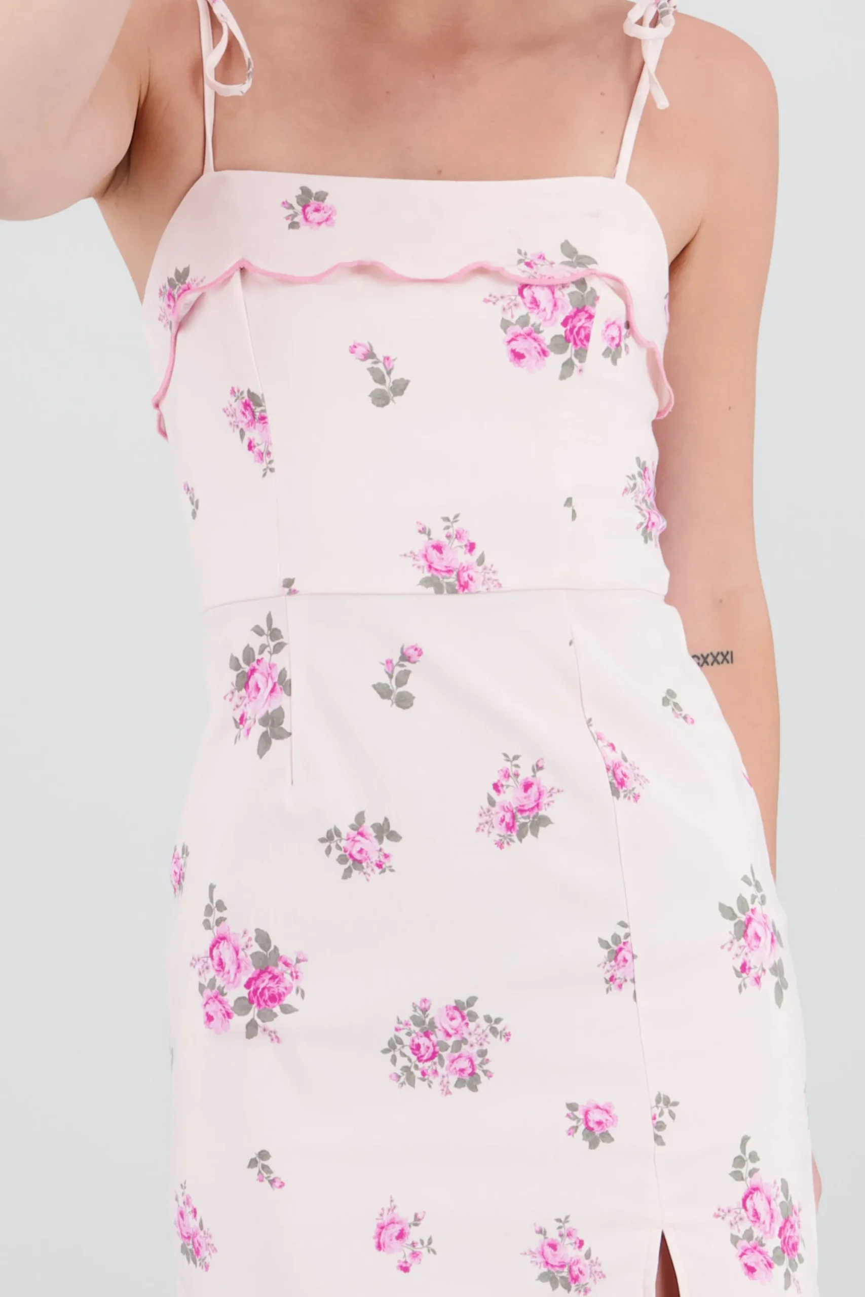 Shasa Floral Print Mini Dress