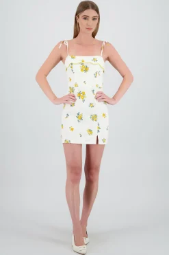 Shasa Floral Print Mini Dress