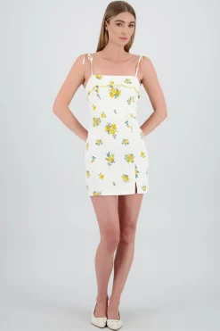 Shasa Floral Print Mini Dress