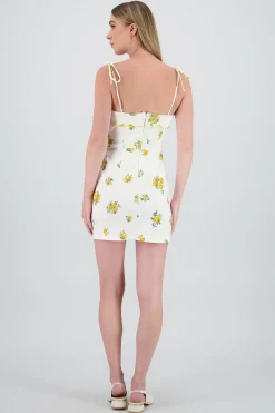 Shasa Floral Print Mini Dress