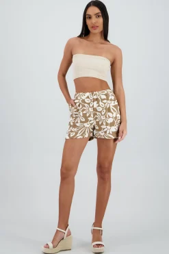 Shasa Floral Print Shorts