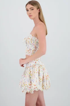 Shasa Floral Print Tube Top
