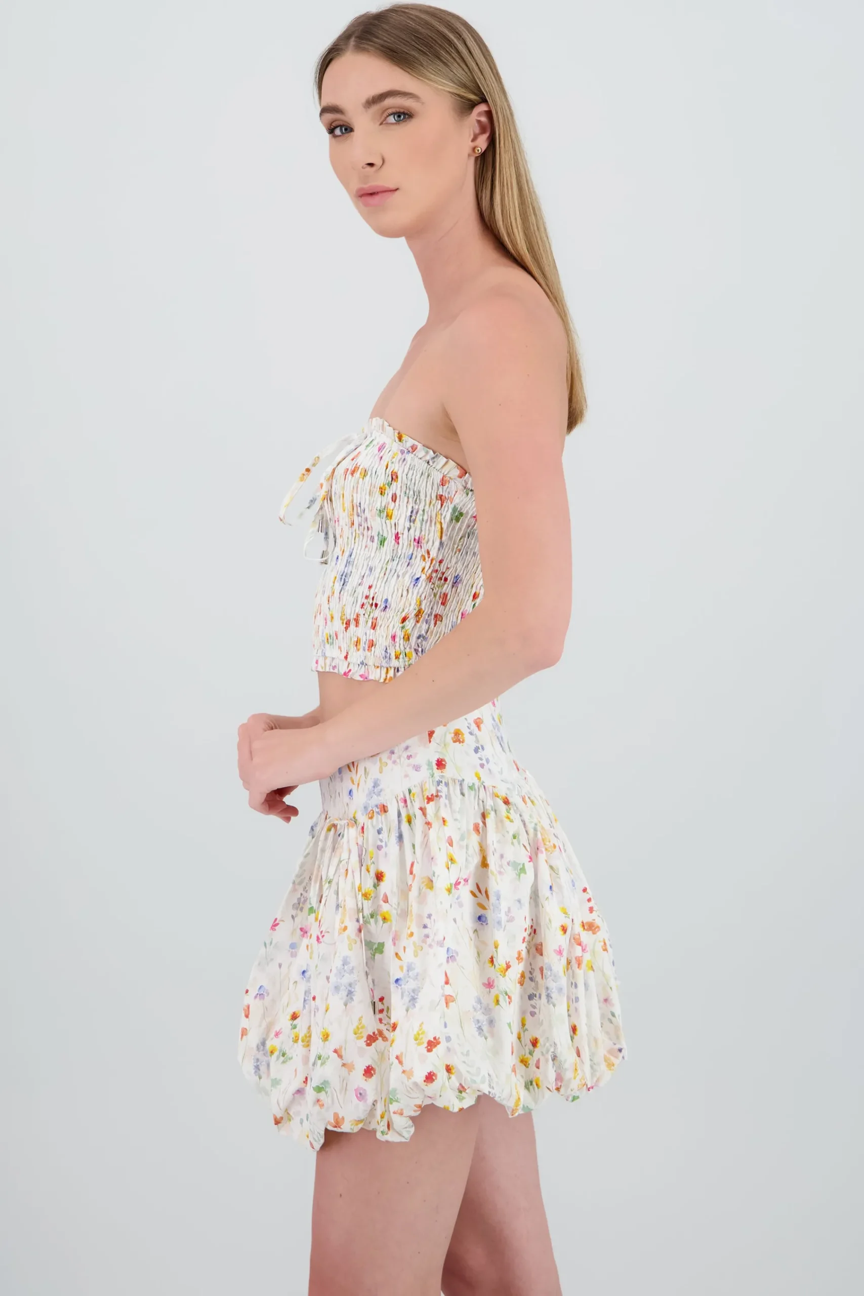 Shasa Floral Print Tube Top