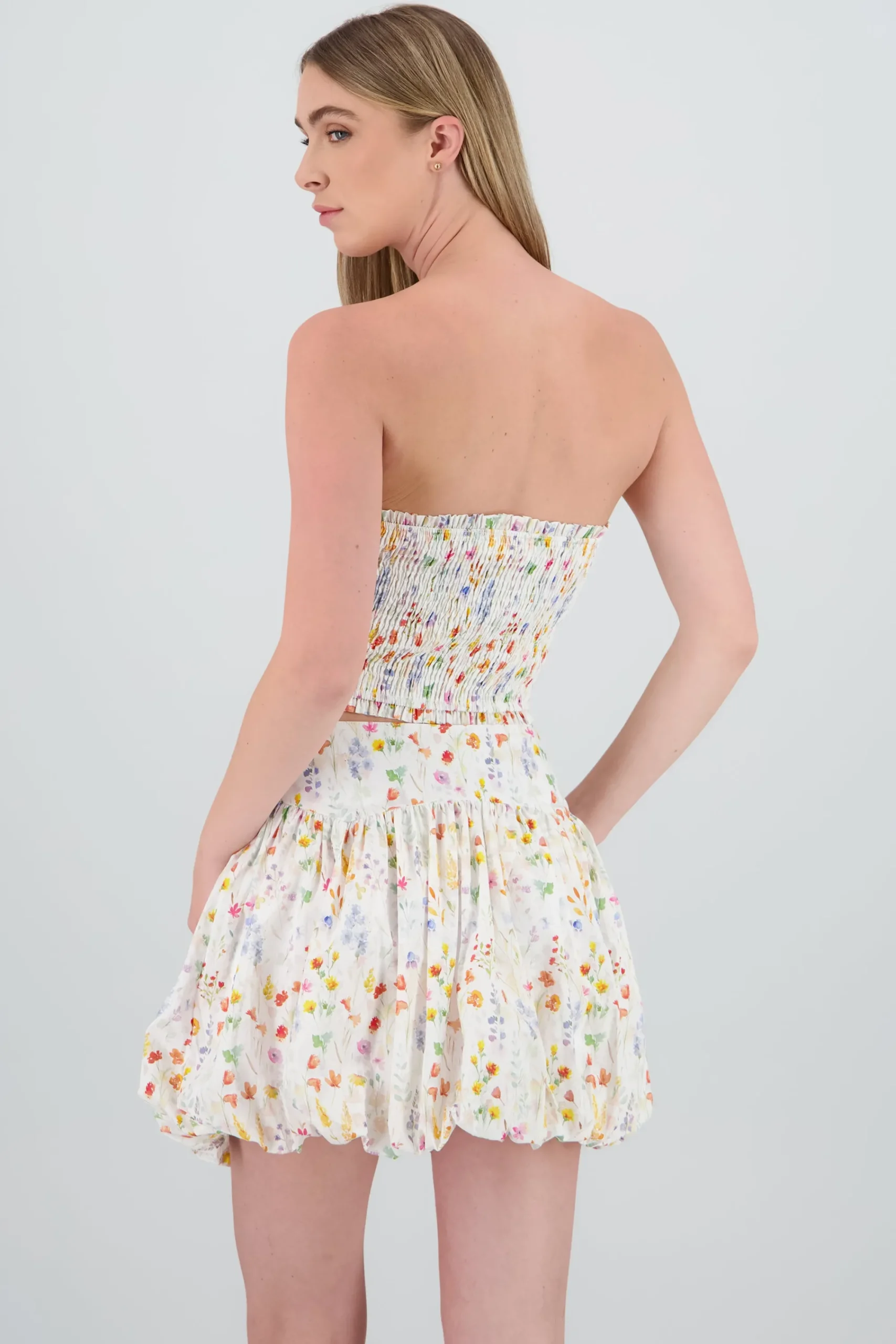 Shasa Floral Print Tube Top