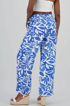 Shasa Floral Print Wide Pants