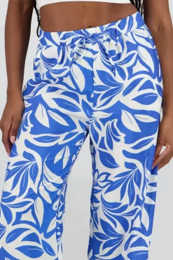 Shasa Floral Print Wide Pants