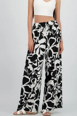 Shasa Floral Print Wide Pants
