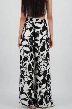 Shasa Floral Print Wide Pants