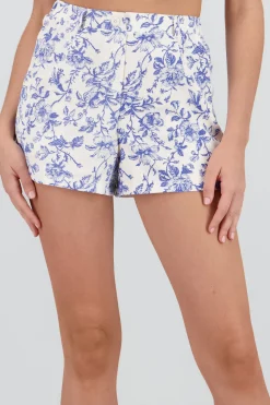 Shasa Floral Printed Flowy Shorts