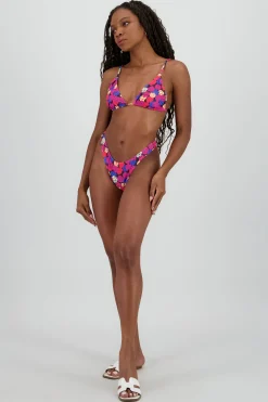 Shasa Floral Printed High Leg Bikini