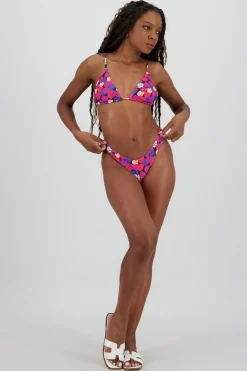 Shasa Floral Printed High Leg Bikini