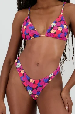 Shasa Floral Printed High Leg Bikini