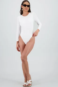 Shasa Floral Printed Long Sleeve Swimsuit