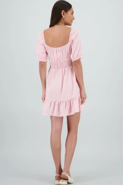 Shasa Floral Puff Sleeve Mini Dress