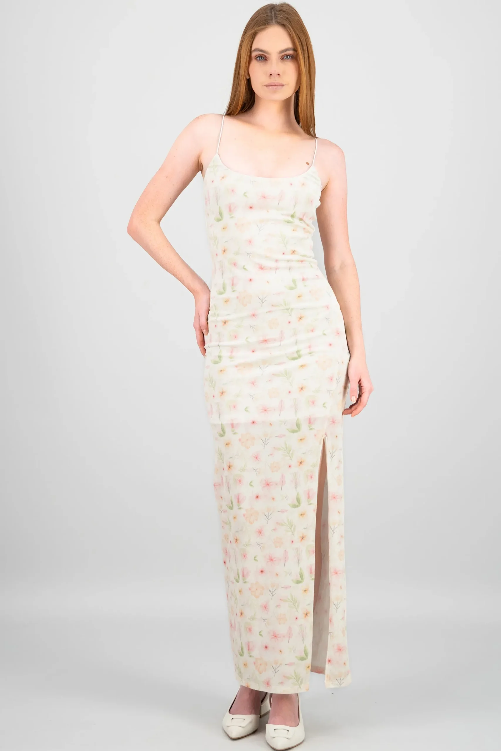 Shasa Floral Slit Maxi Dress