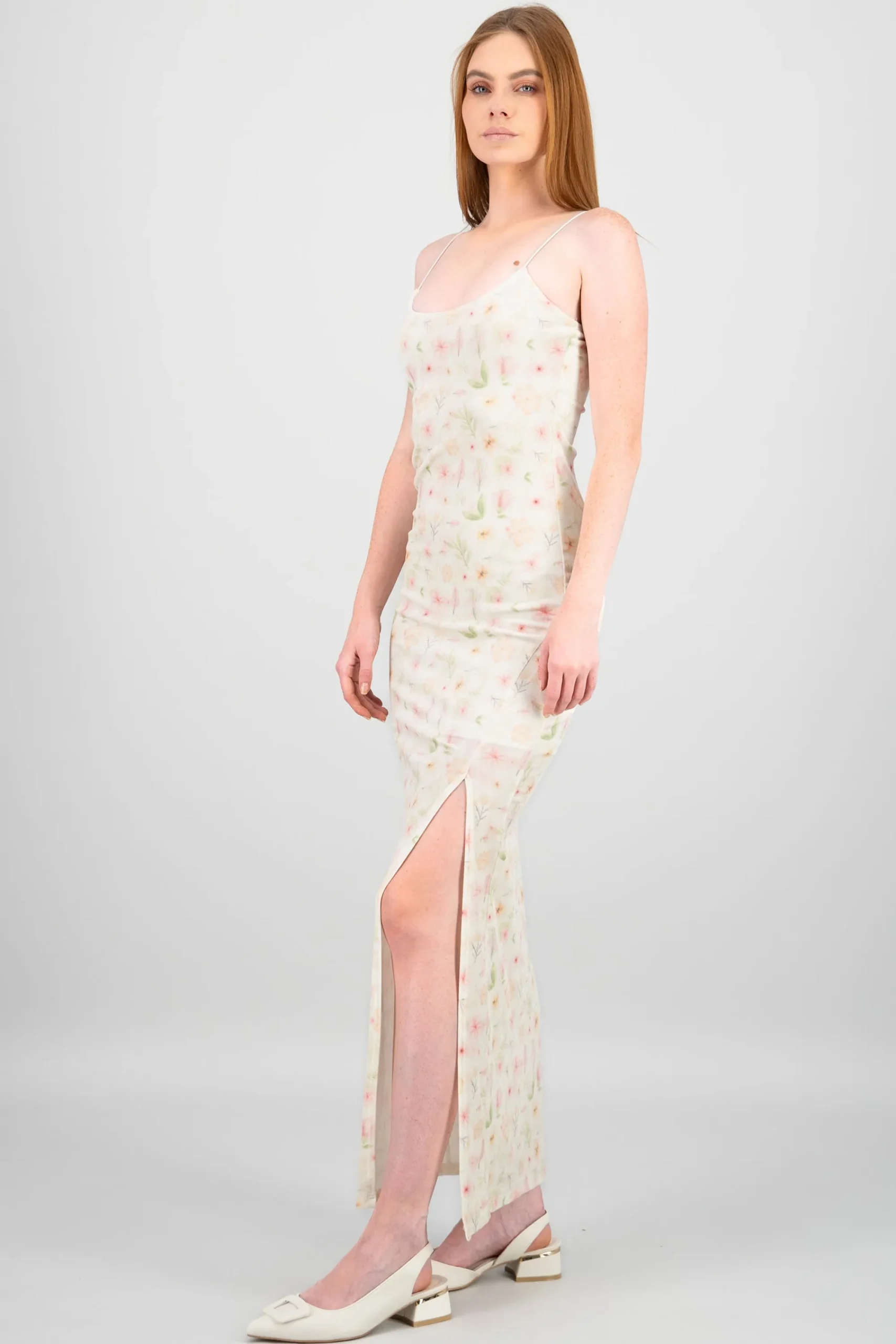 Shasa Floral Slit Maxi Dress